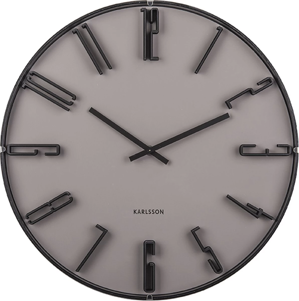 Karlsson Wandklok Sentient - Warm Grijs - Ø40cm 3 Karlsson Wandklok Sentient - Warm Grijs - Ø40cm