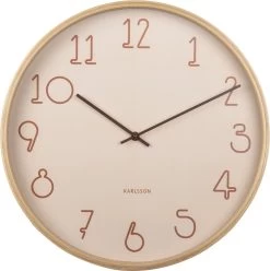 Karlsson Wandklok - Sencillo - Zandbruin -Karlsson 1193x1200 6