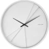 Karlsson Wandklok Layered Lines - Wit - Ø30cm -Karlsson 1194x1200 16