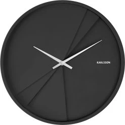 Karlsson Wandklok Layered Lines - Zwart - Ø30cm -Karlsson 1195x1200 3