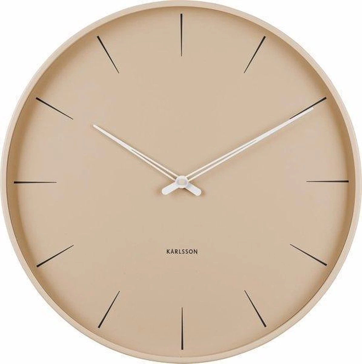 Karlsson Wandklok Lure - Zandbruin - Ø40cm 4 Karlsson Wandklok Lure - Zandbruin - Ø40cm - Afbeelding 2