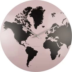 Karlsson Wall Clock World Map Metal Light Pink 5 Karlsson Wall Clock World Map Metal Light Pink -Karlsson 1196x1200 2