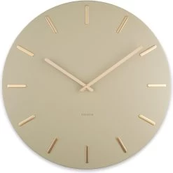 Karlsson Wandklok Charm - Olijfgroen - Staal - Gouden Wijzers 7 Karlsson Wandklok Charm - Olijfgroen - Staal - Gouden Wijzers -Karlsson 1197x1200 10