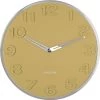 Karlsson Wandklok New Original Numbers - Mosterdgeel - Ø30cm -Karlsson 1197x1200 25