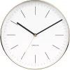 Karlsson Wandklok Minimal - Wit, Shiny Goud Behuizing - Ø27,5cm -Karlsson 1197x1200 35