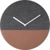 Karlsson Wall Clock - Leather & Jeans Grey