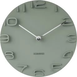 Karlsson Wandklok On The Edge - Jungle Groen Met Chromen Wijzers - Ø42cm -Karlsson 1197x1200 4