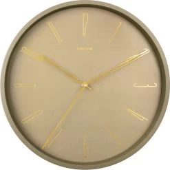 Karlsson Wall Clock Belle Numbers Metal Moss Green -Karlsson 1198x1200 15