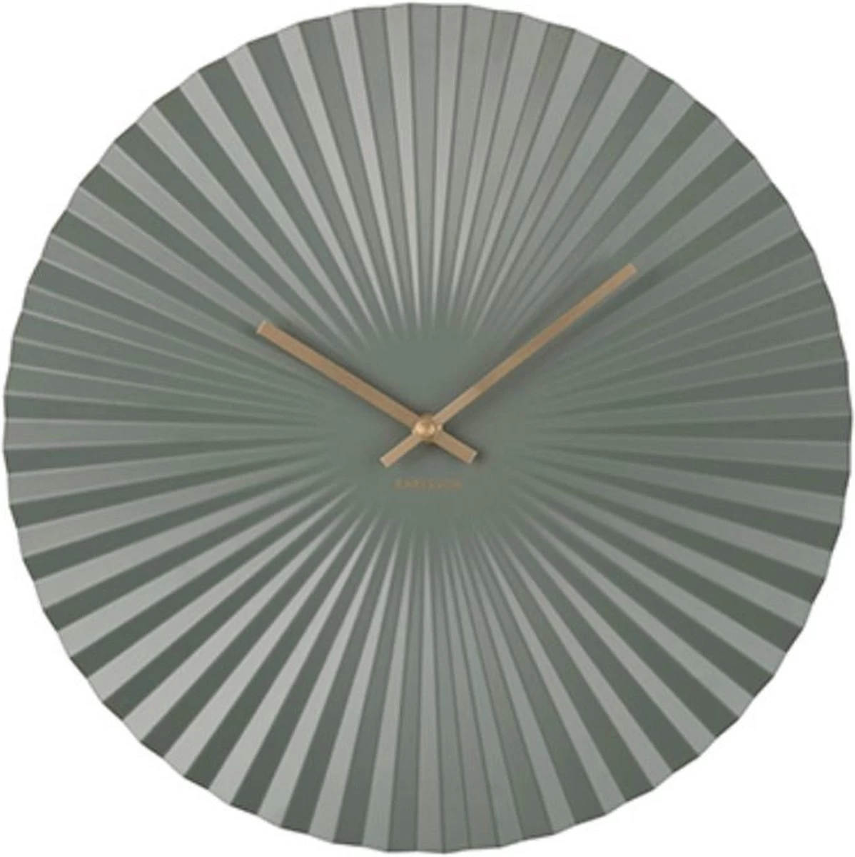 Karlsson Wandklok Sensu - Staal Jungle Groen - Ø40cm 9 Karlsson Wandklok Sensu - Staal Jungle Groen - Ø40cm - Afbeelding 7