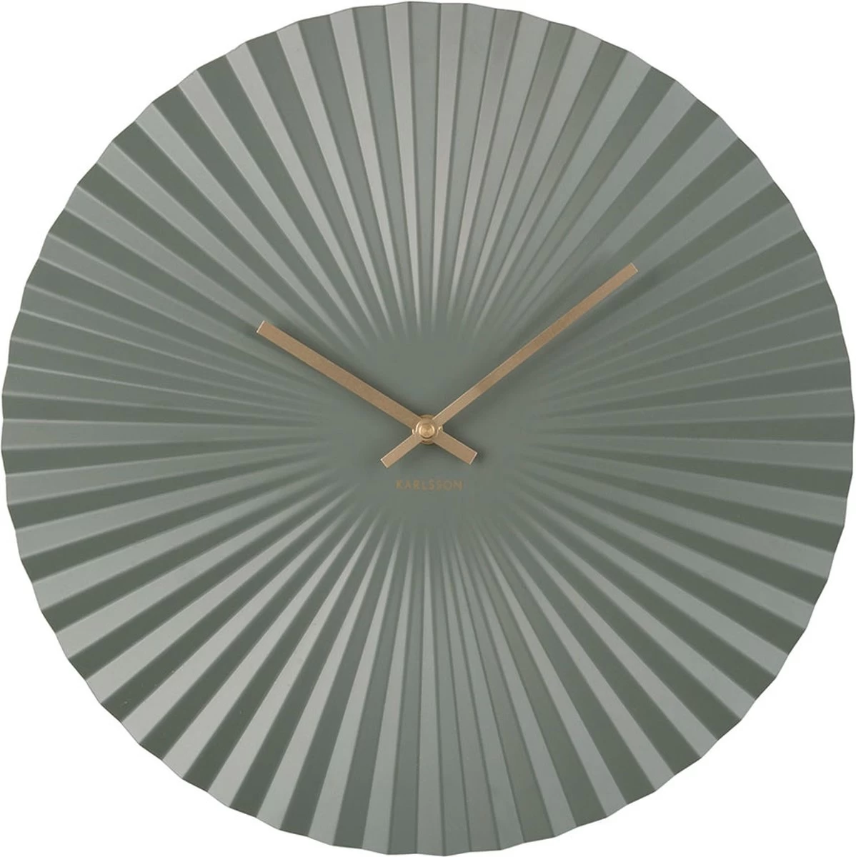 Karlsson Wandklok Sensu - Staal Jungle Groen - Ø40cm 13 Karlsson Wandklok Sensu - Staal Jungle Groen - Ø40cm - Afbeelding 11