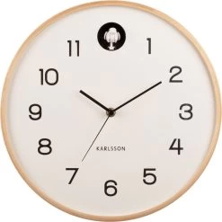 Karlsson Wall Clock Natural Cuckoo Birch Wood White -Karlsson 1198x1200 25