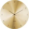 Karlsson Wall Clock Dome Disc Metal Gold