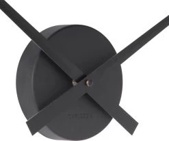Karlsson Wandklok Little Big Time - Mini Alu Zwart - Ø44cm -Karlsson 1200x1000