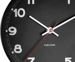 Karlsson Wandklok New Classic - Small - Zwart - Ø20cm 9 Karlsson Wandklok New Classic - Small - Zwart - Ø20cm -Karlsson 1200x1003