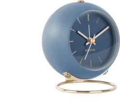 Karlsson Globe Wekker - Blauw -Karlsson 1200x1044