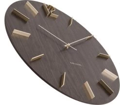 Karlsson Wandklok Meek - MDF Donkerbruin - Ø50cm 11 Karlsson Wandklok Meek - MDF Donkerbruin - Ø50cm -Karlsson 1200x1056 1