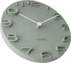 Karlsson Wandklok On The Edge - Jungle Groen Met Chromen Wijzers - Ø42cm -Karlsson 1200x1062