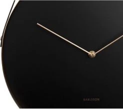 Karlsson Wandklok Belt - Metaal Zwart - Ø34cm -Karlsson 1200x1063