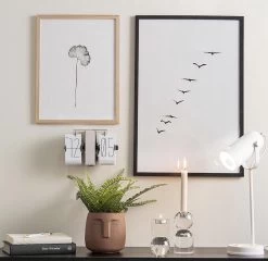 Karlsson Flipklok No Case Mini - Wit - 20,6x7,5cm -Karlsson 1200x1167