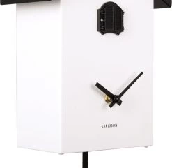 Karlsson Wall Clock Cuckoo New Traditional Plastic White -Karlsson 1200x1171 1