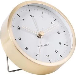 Karlsson Wekker Tinge, Geborsteld Goud/wit -Karlsson 1200x1186 1