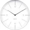 Karlsson - Normann - Wandklok - Metaal - Diameter 27,5 Cm - Wit -Karlsson 1200x1190
