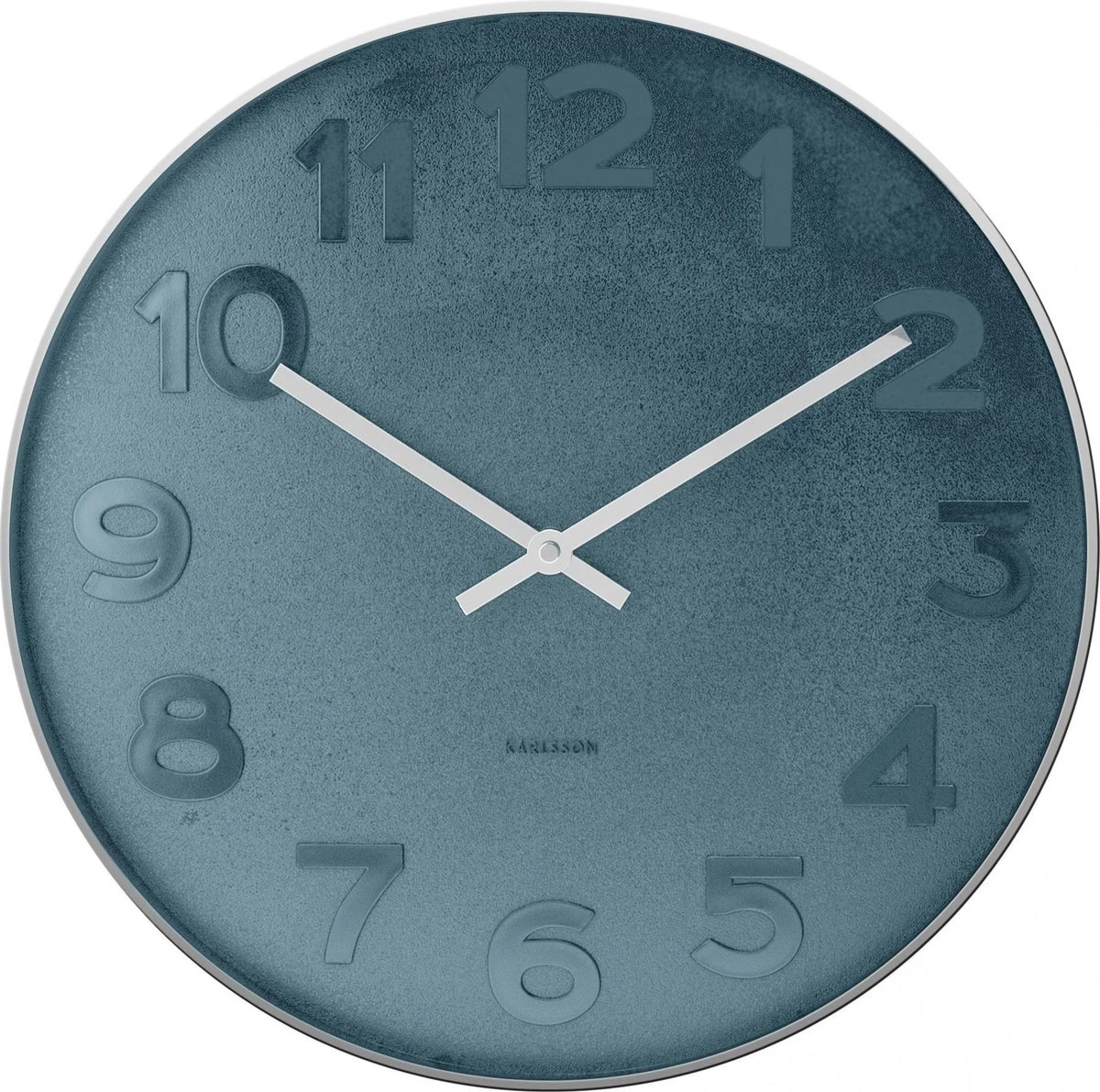 Karlsson Wandklok Mister Blue Numbers - Formaat - M 5 Karlsson Wandklok Mister Blue Numbers - Formaat - M - Afbeelding 3