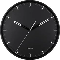 Karlsson Dipped - Wandklok - Ijzer - Ø40cm - Zwart/Wit -Karlsson 1200x1193 5