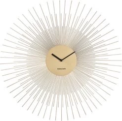 Karlsson Wandklok Peony - Staal Gold - Ø60cm -Karlsson 1200x1194 1
