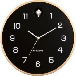 Karlsson Wall Clock Natural Cuckoo Birch Wood Black 8 Karlsson Wall Clock Natural Cuckoo Birch Wood Black -Karlsson 1200x1194 4