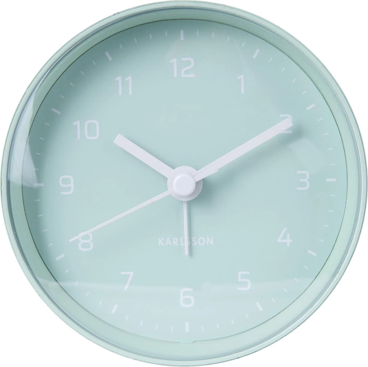Karlsson Cone - Wekker - Ijzer - Ø10cm - Mintgroen 5 Karlsson Cone - Wekker - Ijzer - Ø10cm - Mintgroen - Afbeelding 3