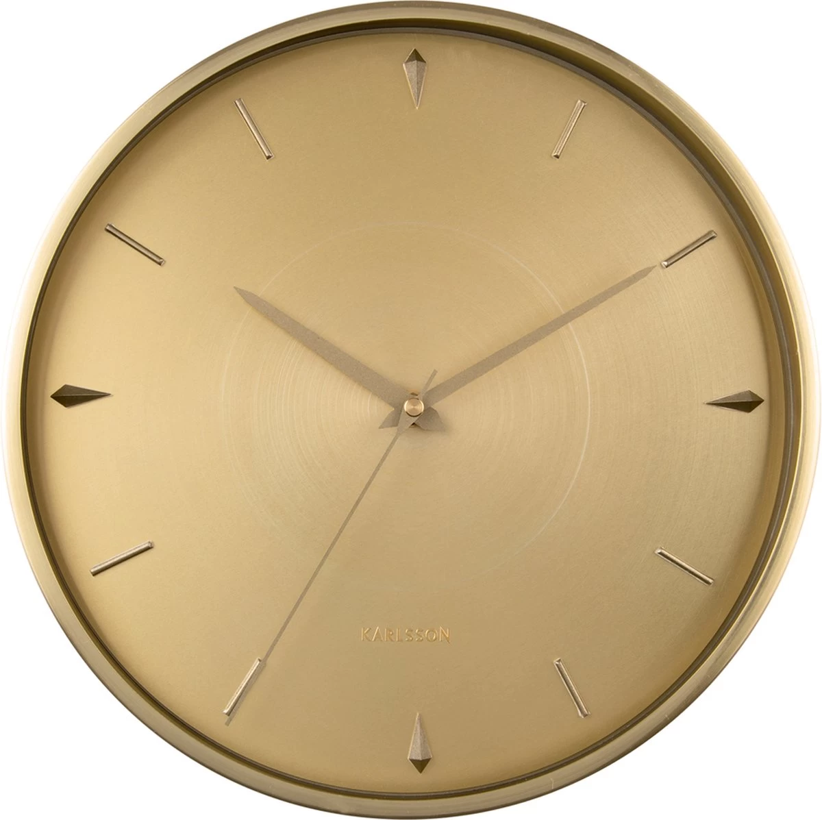 Karlsson Wall Clock Jewel Brushed Gold 4 Karlsson Wall Clock Jewel Brushed Gold - Afbeelding 2