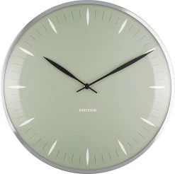 Karlsson Wandklok Leaf - Jungle Groen, Bol Glas - Ø40cm