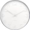 Karlsson - Mr. White - Wandklok - Metaal - Diameter 37,5 Cm - Zilverkleurig