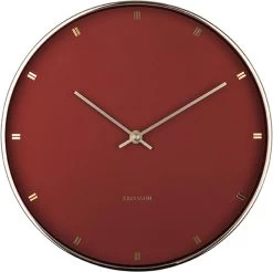 Karlsson Wandklok Petite - Metaal Kleibruin Met Goud - Ø27cm -Karlsson 1200x1197 43