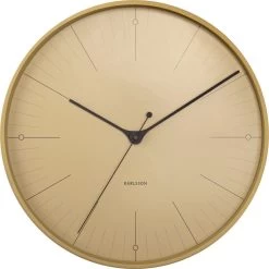 Karlsson Wandklok Index - Metaal Mosterdgeel- Ø40cm -Karlsson 1200x1198 11