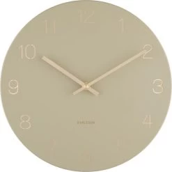 Karlsson Wandklok Charm - Gegraveerde Nummers - Olijfgroen - Ø35cm -Karlsson 1200x1198 9