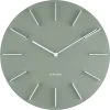 Karlsson Wandklok Discreet - Jungle Groen Met Zilver - Ø40cm