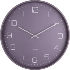 Karlsson Wandklok Lofty - Metaal Mat Donkerpaars - Ø40cm -Karlsson 1200x1200 2