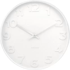 Karlsson Wandklok Mr. White Numbers - Witte Behuizing - Ø37,5cm -Karlsson 1200x1200 51