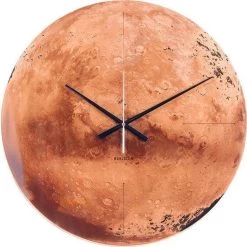 Karlsson Wandklo Mars - Koper - Spiegelglas - Silent Movement -Karlsson 1200x1200 80