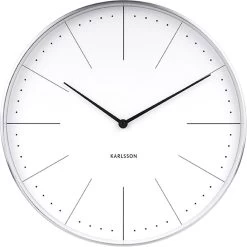 Karlsson Wandklok Normann Station - Wit, Geborsteld Case - Ø37,5cm 9 Karlsson Wandklok Normann Station - Wit, Geborsteld Case - Ø37,5cm -Karlsson 1200x1200 85