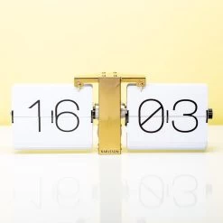 Karlsson - Flip Clock No Case - Tafelklok - Metaal - 8,5x14x36cm - Wit -Karlsson 1200x1200 9