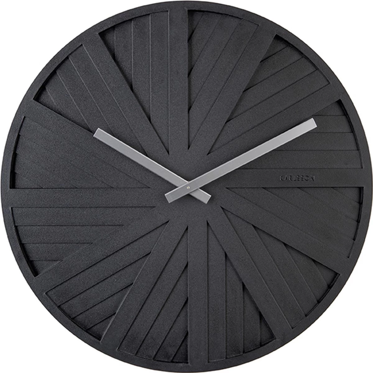 Karlsson Wandklok Slides - Zwart - Ø40cm 8 Karlsson Wandklok Slides - Zwart - Ø40cm - Afbeelding 6
