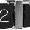 Karlsson - Flip Clock No Case - Tafelklok - Metaal - 8,5x14x36cm - Zwart -Karlsson 1200x511
