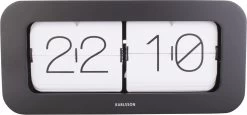 Karlsson Wall / Table Clock Matiz Bamboo Black -Karlsson 1200x560