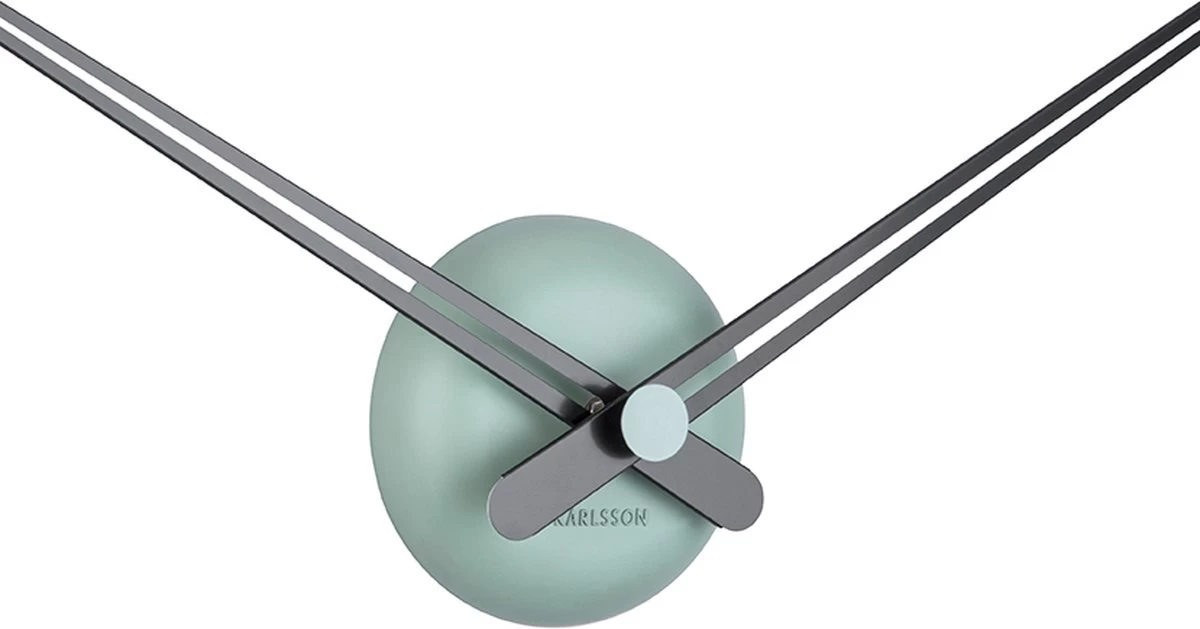 Karlsson Wandklok LBT Sharp - Jade/Groen - Ø90cm 7 Karlsson Wandklok LBT Sharp - Jade/Groen - Ø90cm - Afbeelding 5