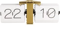 Karlsson - Flip Clock No Case - Tafelklok - Metaal - 8,5x14x36cm - Wit -Karlsson 1200x633 1