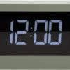 Karlsson Table Clock Boxed LED Jungle Green -Karlsson 1200x635 2