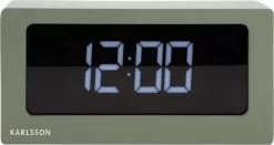 Karlsson Table Clock Boxed LED Jungle Green